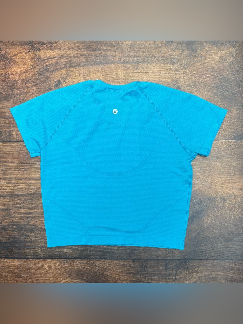 Lululemon Swiftly Tech Cropped Short Sleeve Shirt In Blue Size 8 - Picture 2 of 4